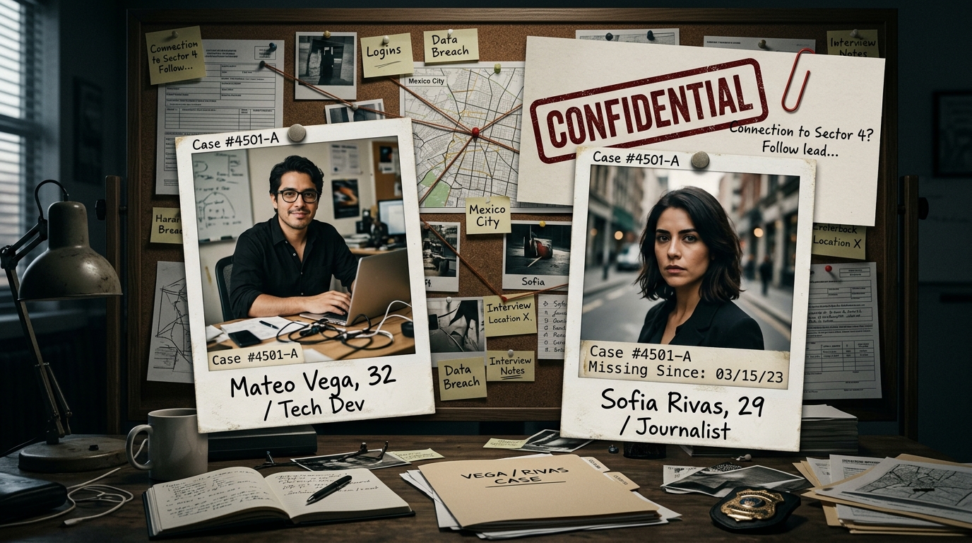 Mateo and Sofia together, before the case